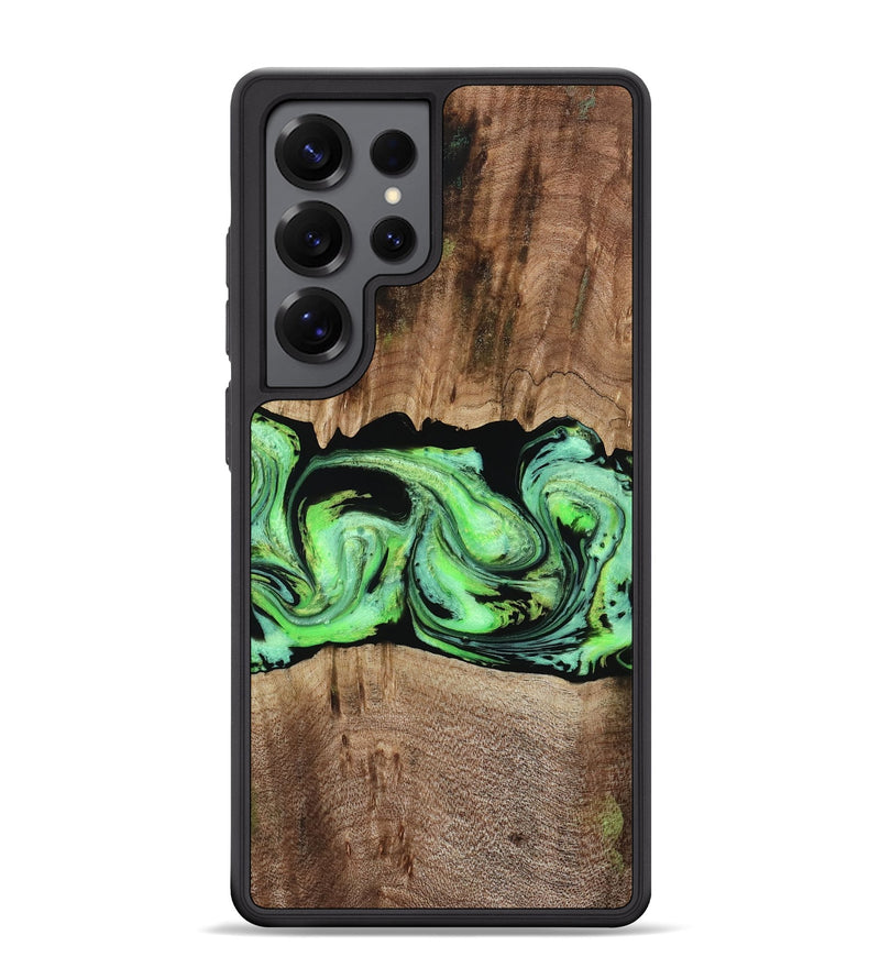 Galaxy S25 Ultra Wood Phone Case - Nestor (Green, 797357)