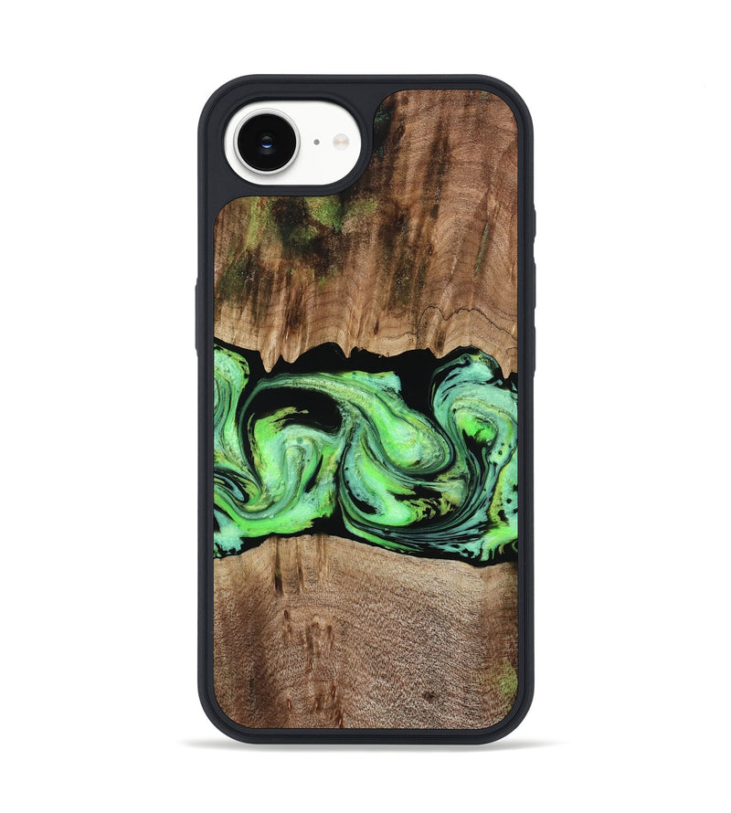 iPhone 16e Wood Phone Case - Nestor (Green, 797357)