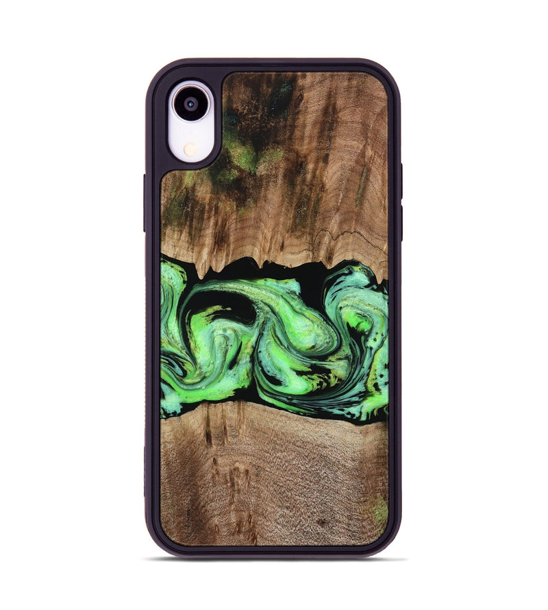 iPhone Xr Wood Phone Case - Nestor (Green, 797357)