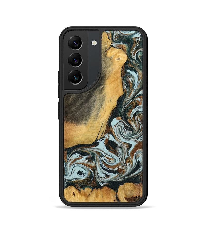 Galaxy S22 Wood Phone Case - Shaniya (Green, 797386)