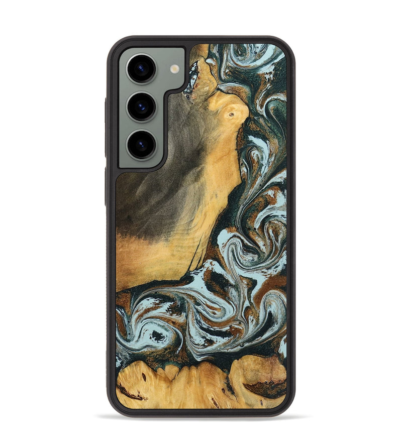 Galaxy S23 Plus Wood Phone Case - Shaniya (Green, 797386)
