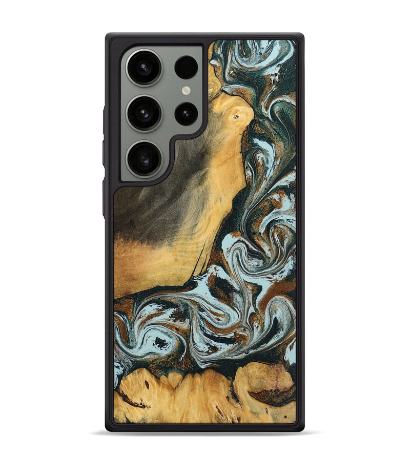 Galaxy S24 Ultra Wood Phone Case - Shaniya (Green, 797386)