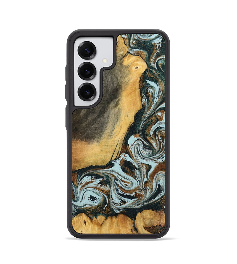 Galaxy S25 Wood Phone Case - Shaniya (Green, 797386)