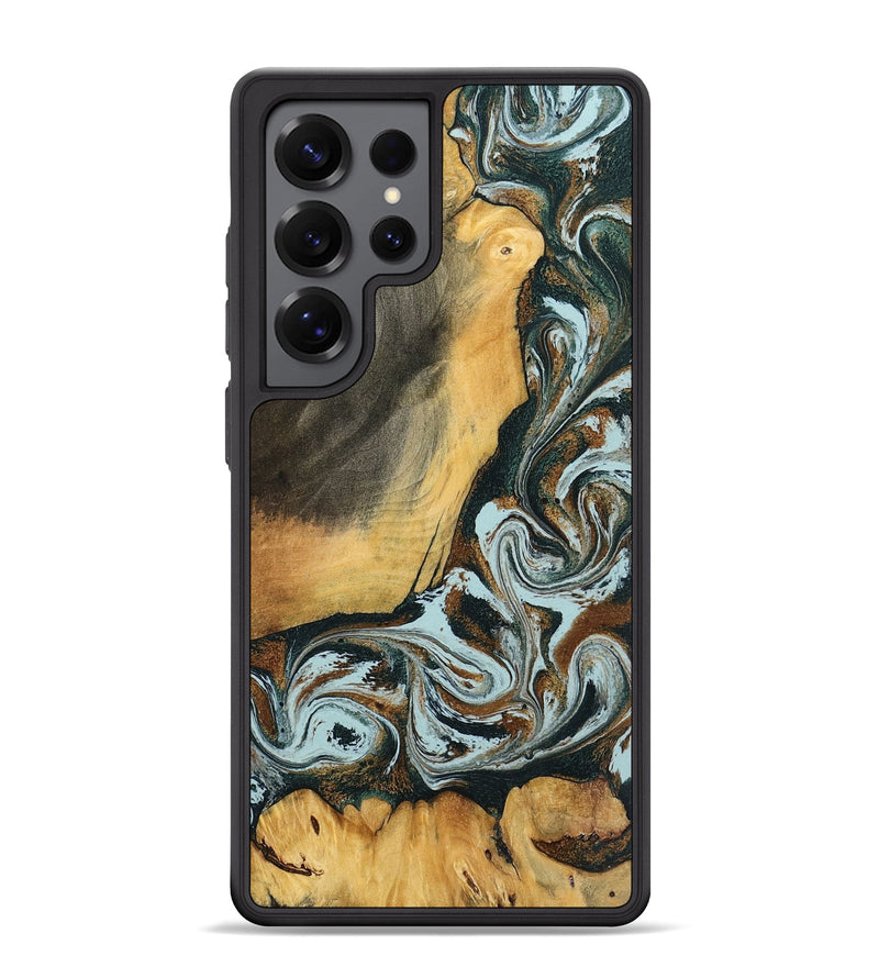 Galaxy S25 Ultra Wood Phone Case - Shaniya (Green, 797386)