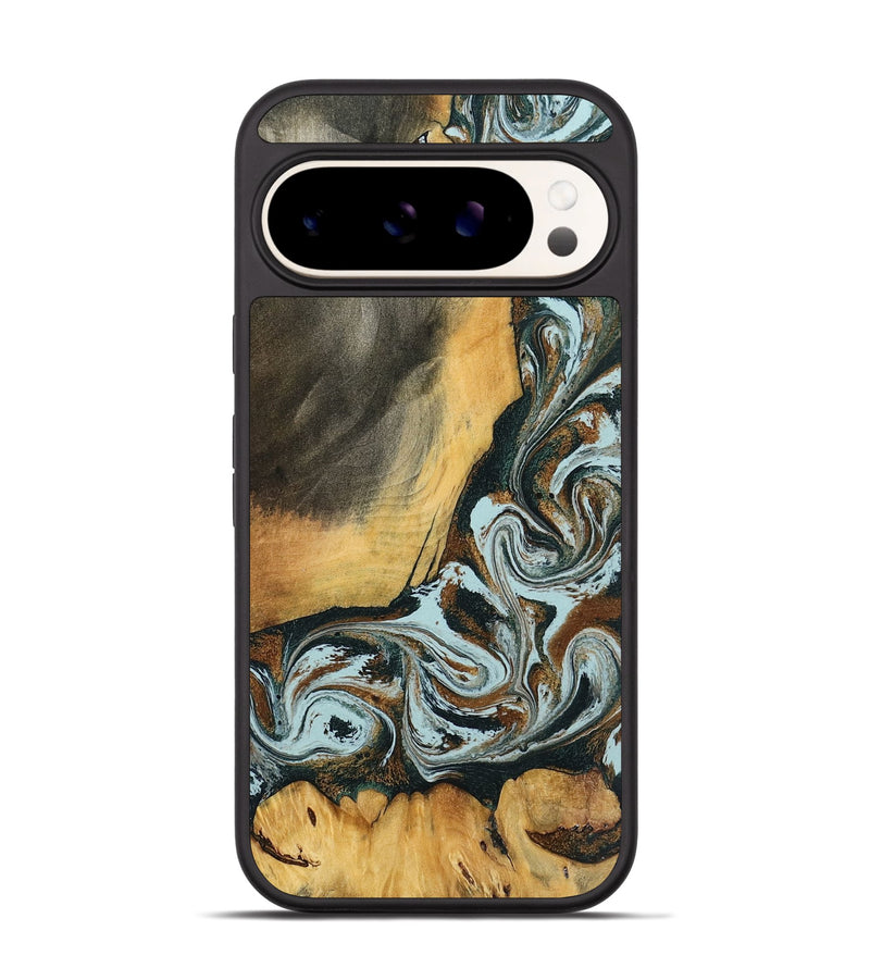 Pixel 9 Pro Wood Phone Case - Shaniya (Green, 797386)
