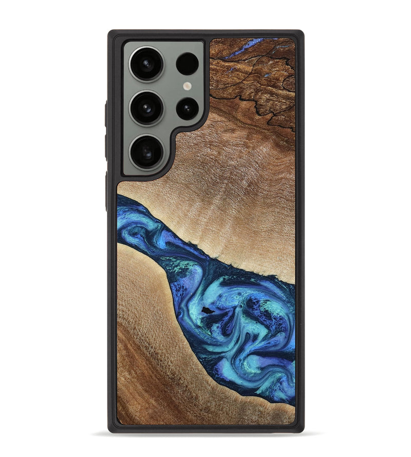Galaxy S23 Ultra Wood Phone Case - Luis (Blue, 797390)