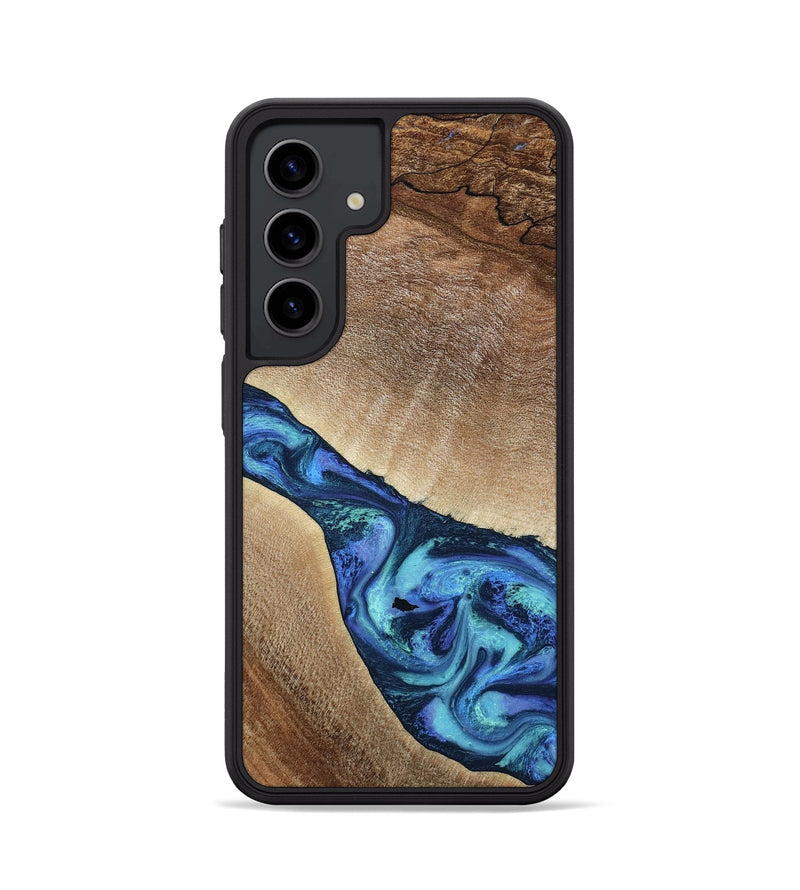 Galaxy S24 Wood Phone Case - Luis (Blue, 797390)