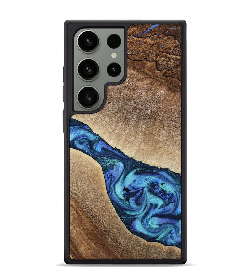 Galaxy S24 Ultra Wood Phone Case - Luis (Blue, 797390)