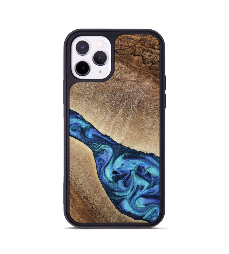 iPhone 11 Pro Wood Phone Case - Luis (Blue, 797390)
