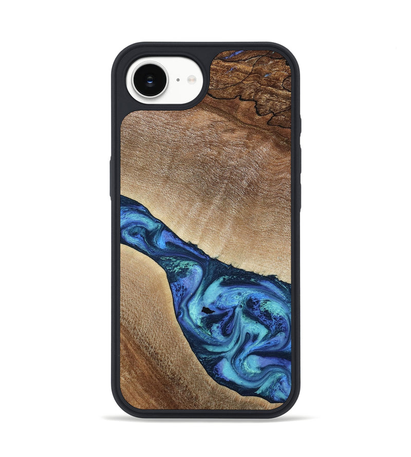iPhone 16e Wood Phone Case - Luis (Blue, 797390)