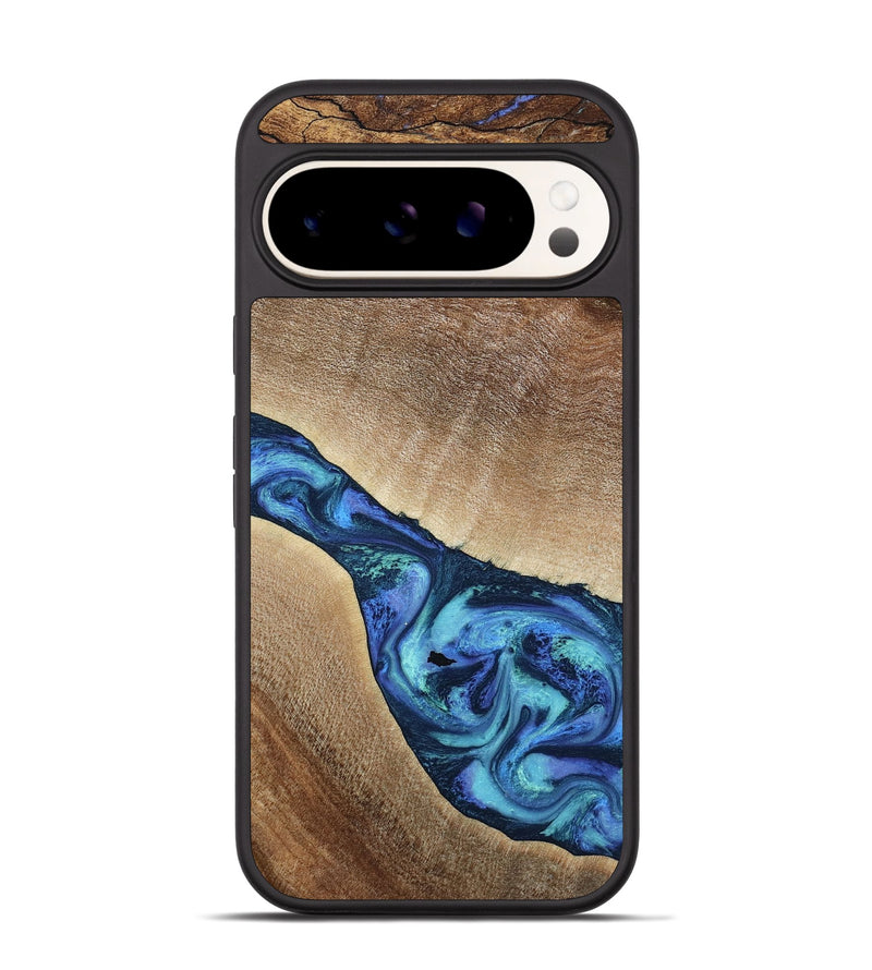 Pixel 9 Pro Wood Phone Case - Luis (Blue, 797390)