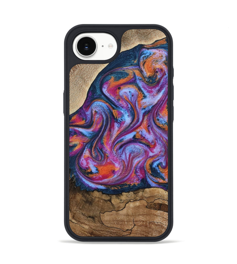 iPhone 16e Wood Phone Case - Ferne (Blue, 797391)