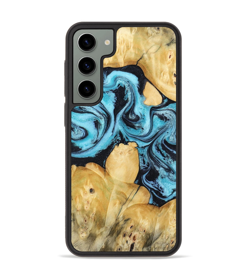 Galaxy S23 Plus Wood Phone Case - Malaki (Blue, 797397)