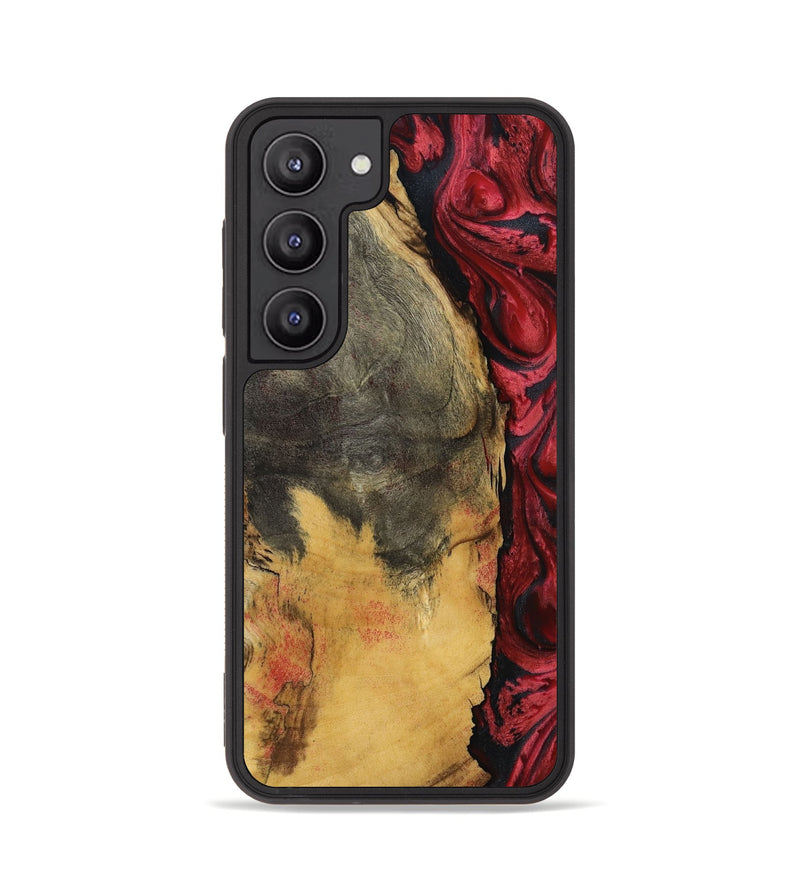 Galaxy S23 Wood Phone Case - Sena (Red, 797403)
