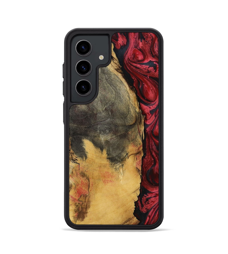 Galaxy S24 Wood Phone Case - Sena (Red, 797403)