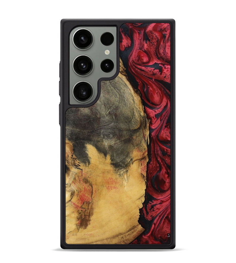 Galaxy S24 Ultra Wood Phone Case - Sena (Red, 797403)