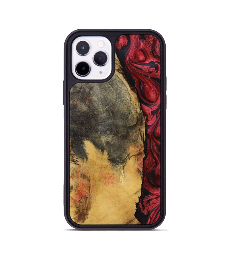 iPhone 11 Pro Wood Phone Case - Sena (Red, 797403)