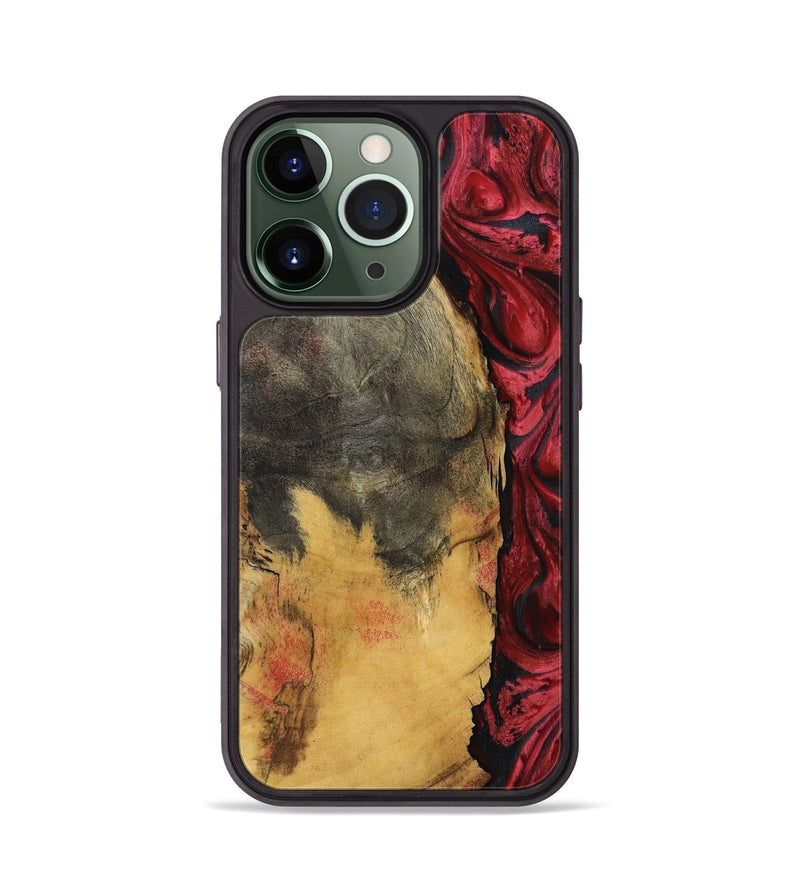 iPhone 13 Pro Wood Phone Case - Sena (Red, 797403)