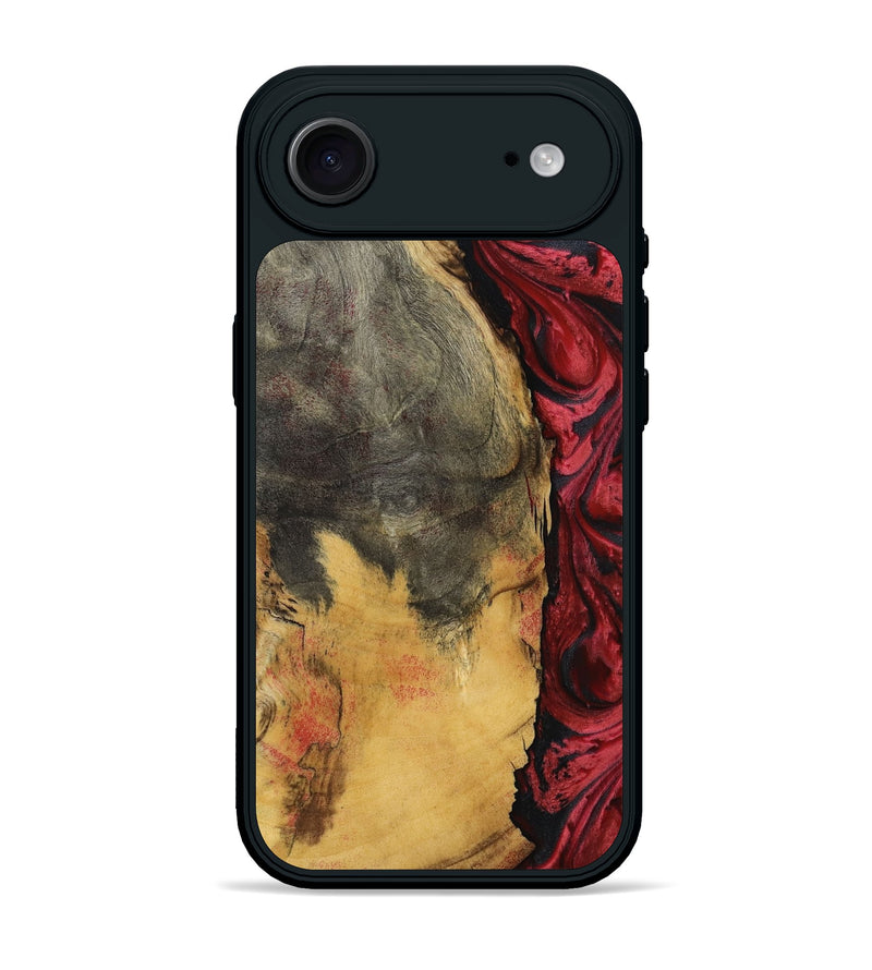 iPhone 17 Air Wood Phone Case - Sena (Red, 797403)