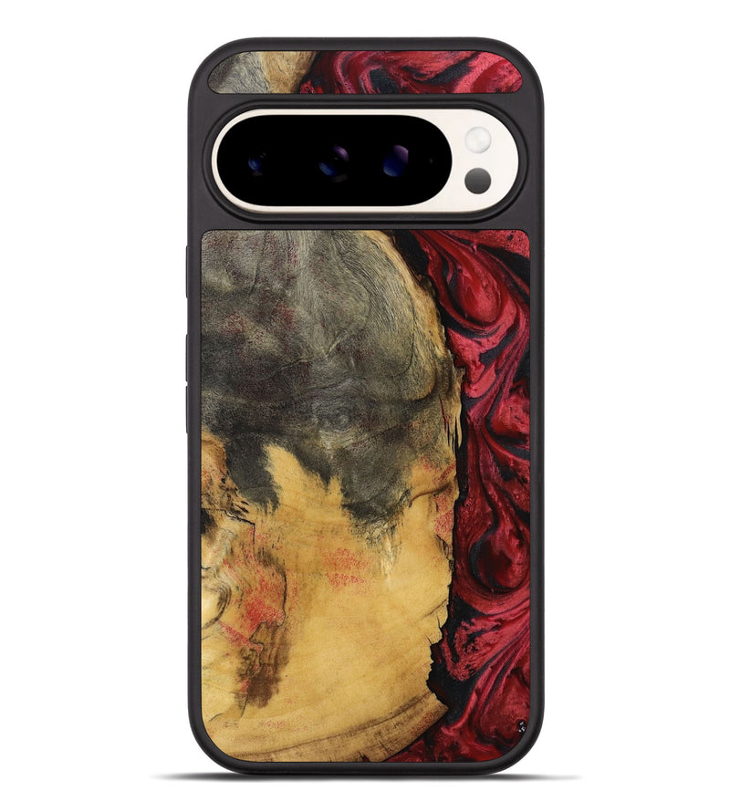 Pixel 9 Pro XL Wood Phone Case - Sena (Red, 797403)
