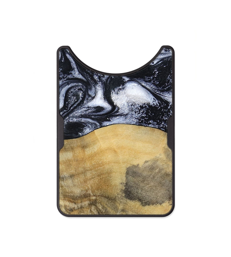 Alloy Wood Wallet - Joseph (Black & White, 797406)