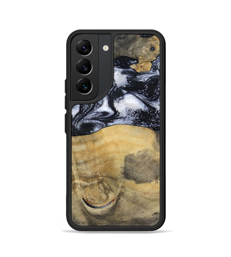 Galaxy S22 Wood Phone Case - Joseph (Black & White, 797406)