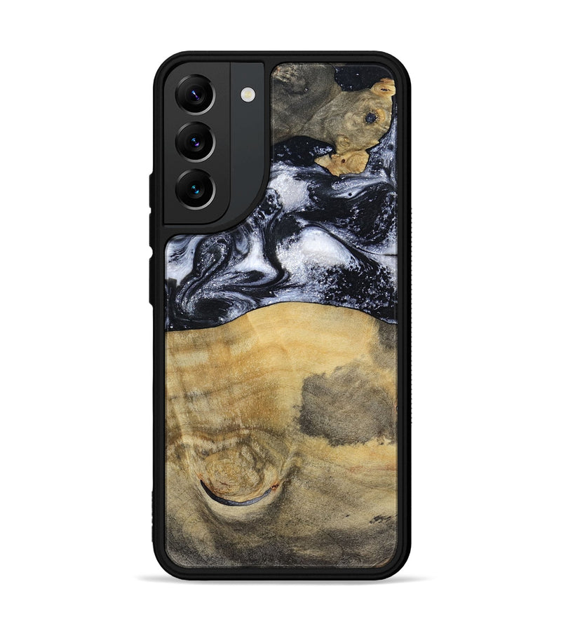 Galaxy S22 Plus Wood Phone Case - Joseph (Black & White, 797406)
