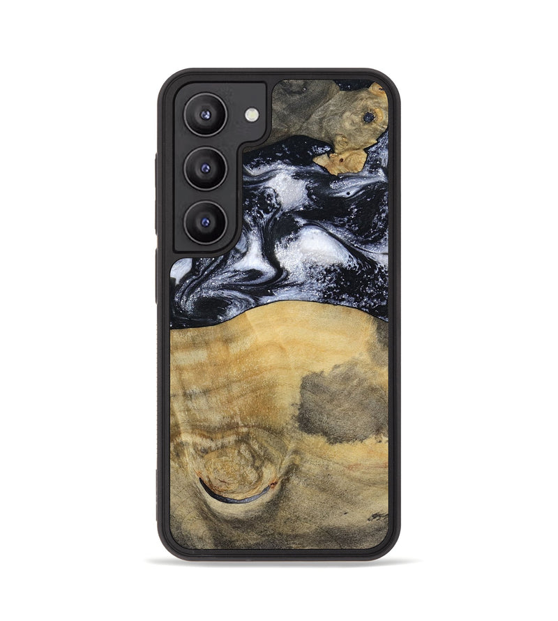 Galaxy S23 Wood Phone Case - Joseph (Black & White, 797406)