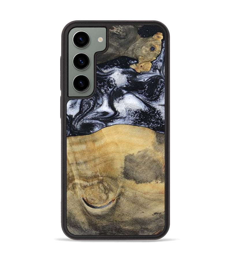 Galaxy S23 Plus Wood Phone Case - Joseph (Black & White, 797406)