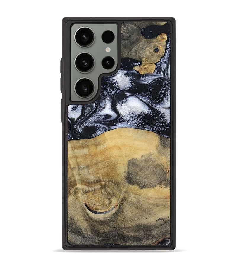 Galaxy S23 Ultra Wood Phone Case - Joseph (Black & White, 797406)