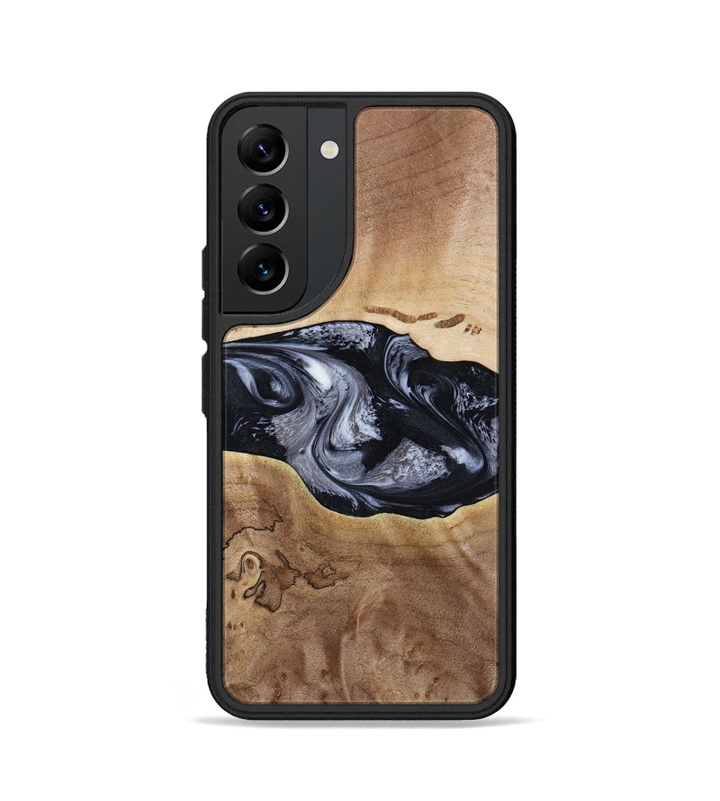 Galaxy S22 Wood Phone Case - Bryce (Black & White, 797408)