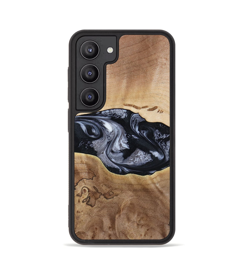 Galaxy S23 Wood Phone Case - Bryce (Black & White, 797408)