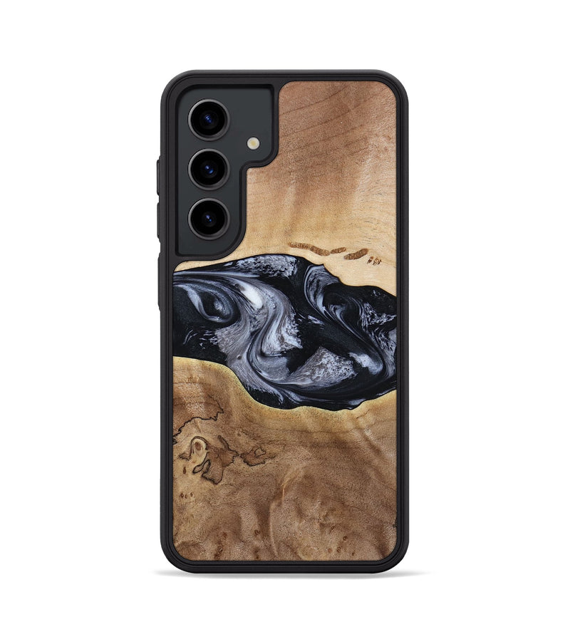 Galaxy S24 Wood Phone Case - Bryce (Black & White, 797408)