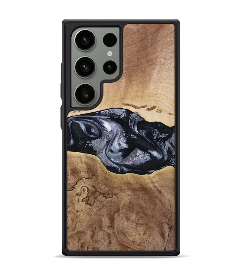 Galaxy S24 Ultra Wood Phone Case - Bryce (Black & White, 797408)