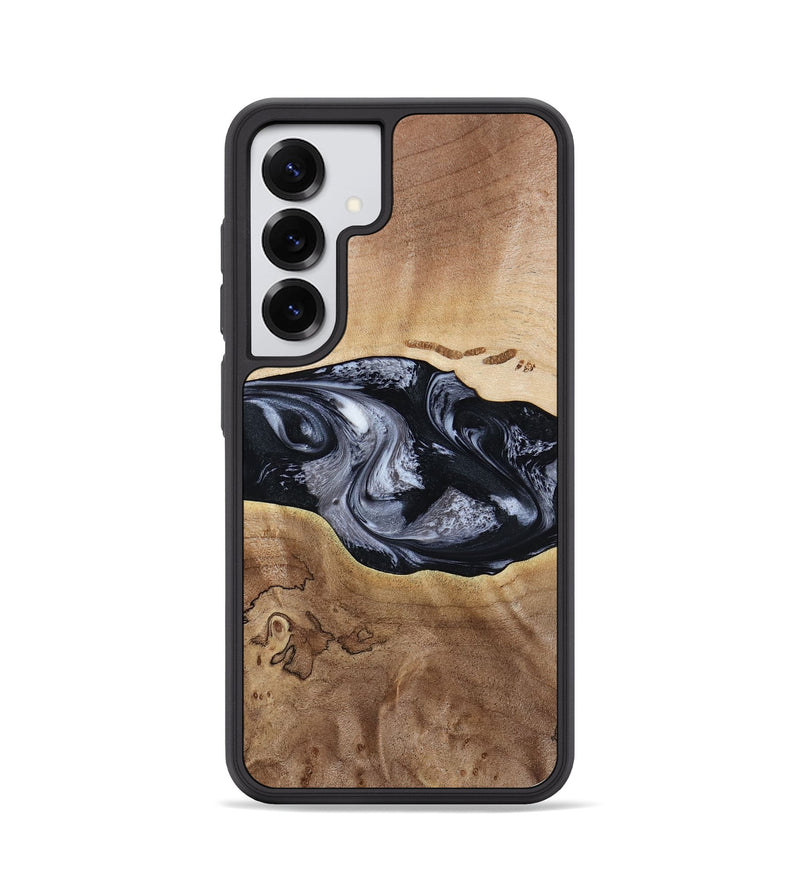Galaxy S25 Wood Phone Case - Bryce (Black & White, 797408)