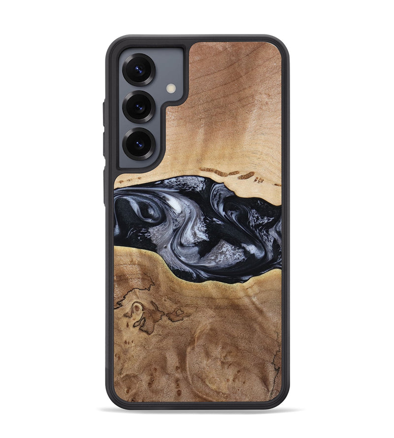 Galaxy S25 Plus Wood Phone Case - Bryce (Black & White, 797408)