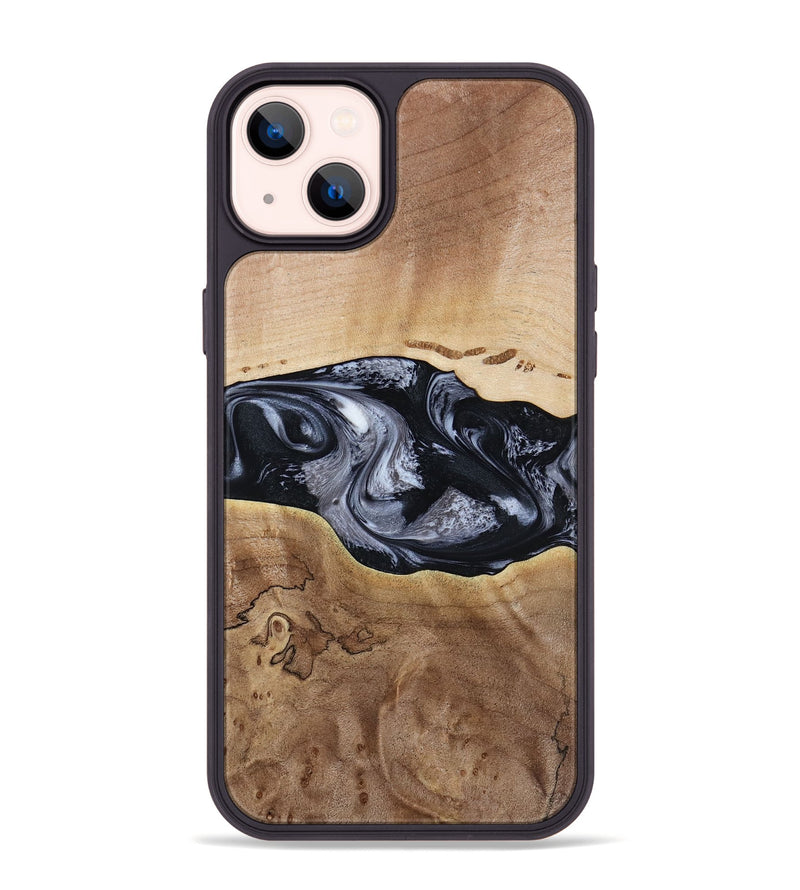 iPhone 14 Plus Wood Phone Case - Bryce (Black & White, 797408)