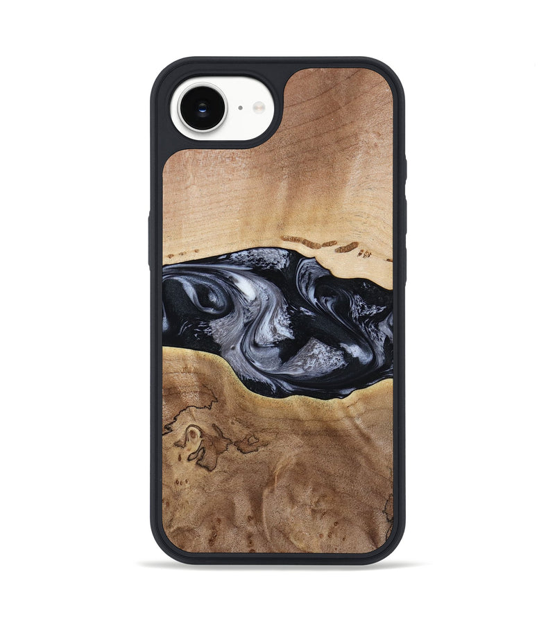 iPhone 16e Wood Phone Case - Bryce (Black & White, 797408)