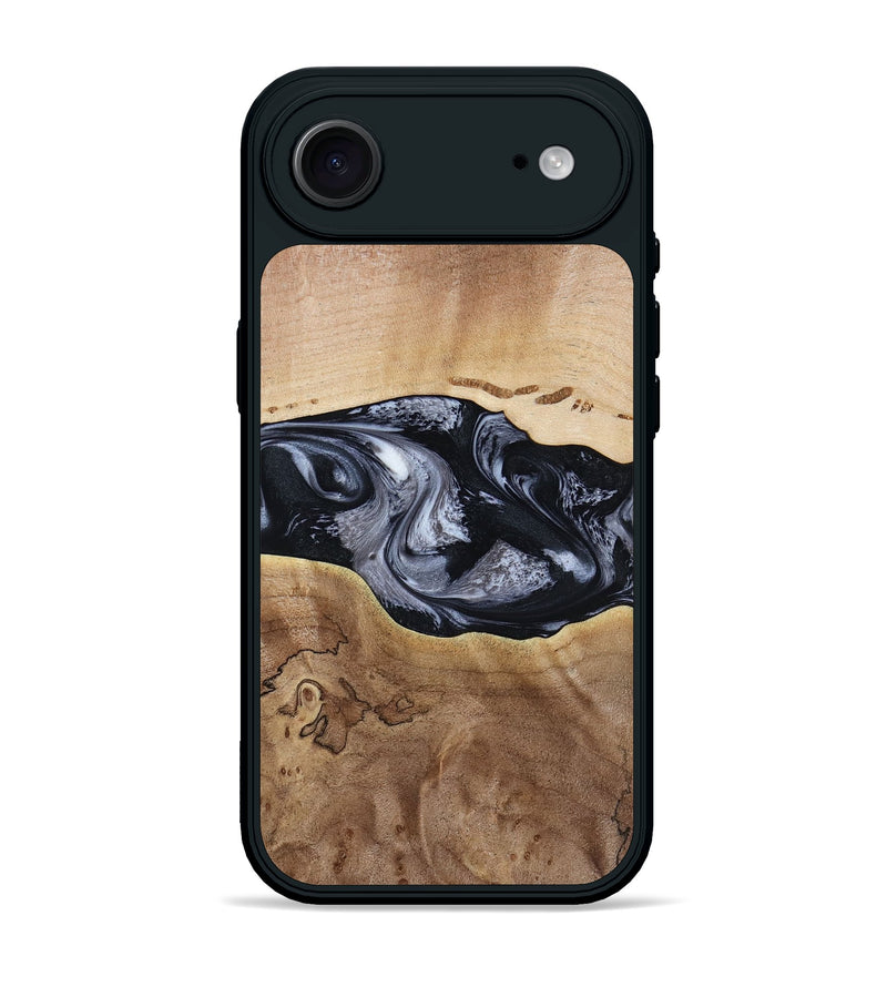 iPhone 17 Air Wood Phone Case - Bryce (Black & White, 797408)