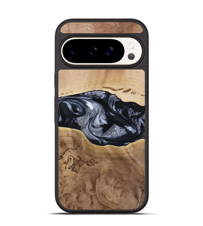 Pixel 9 Wood Phone Case - Bryce (Black & White, 797408)