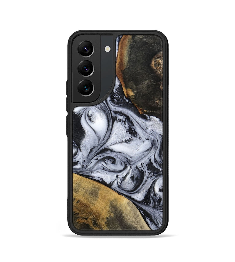 Galaxy S22 Wood Phone Case - Jaren (Black & White, 797413)
