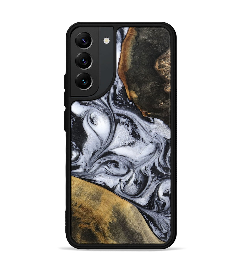 Galaxy S22 Plus Wood Phone Case - Jaren (Black & White, 797413)
