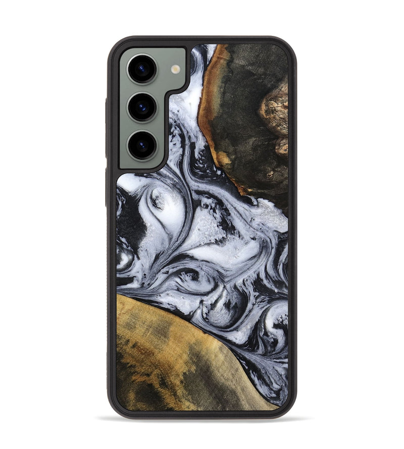 Galaxy S23 Plus Wood Phone Case - Jaren (Black & White, 797413)
