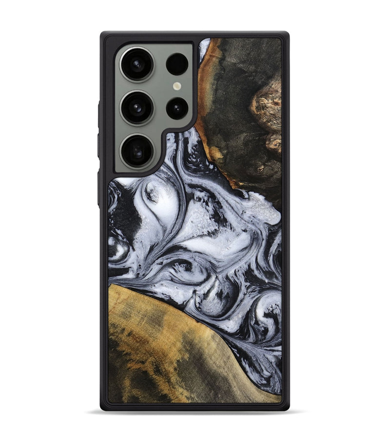 Galaxy S24 Ultra Wood Phone Case - Jaren (Black & White, 797413)
