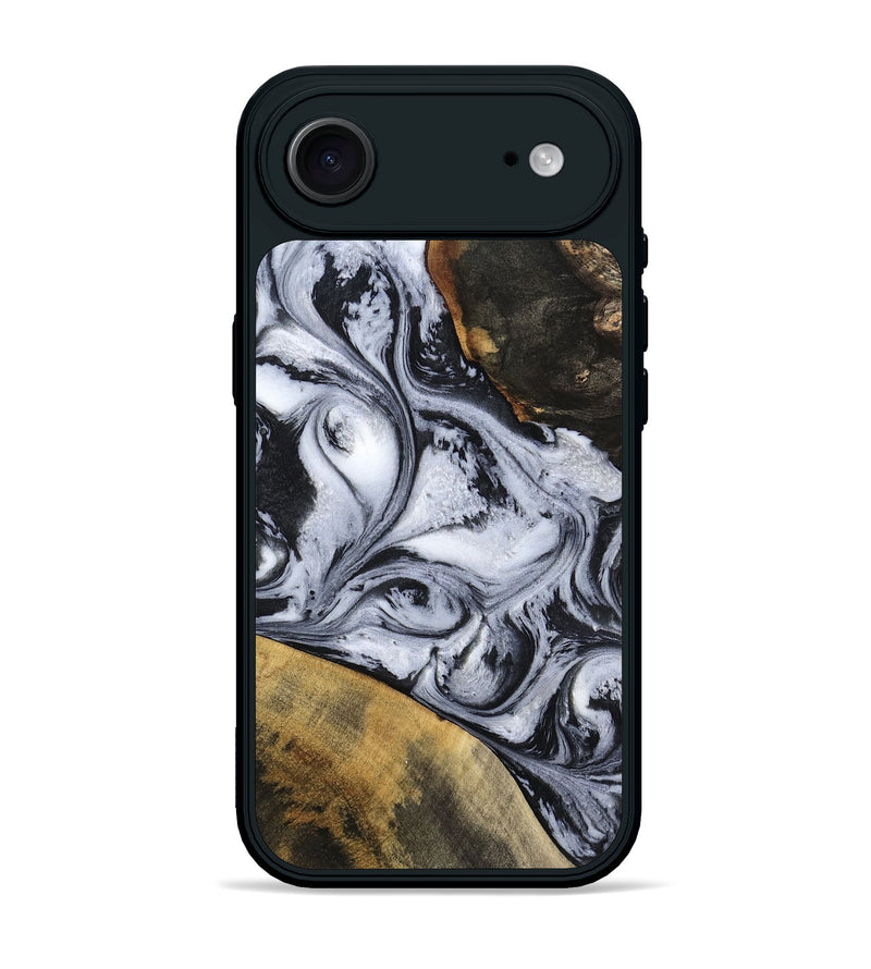 iPhone 17 Air Wood Phone Case - Jaren (Black & White, 797413)