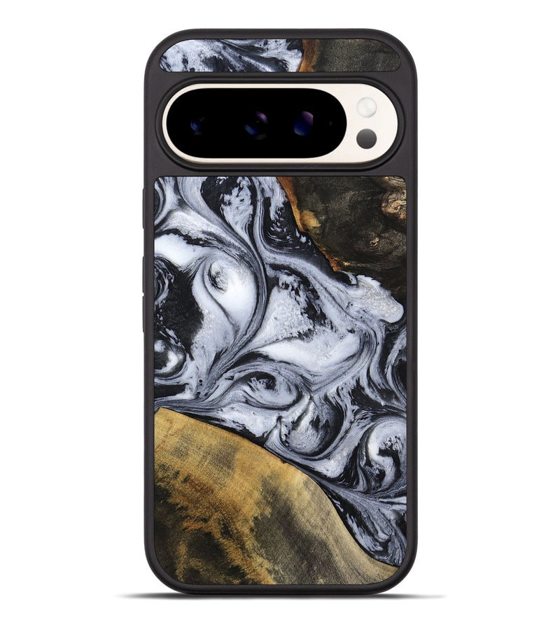 Pixel 9 Pro XL Wood Phone Case - Jaren (Black & White, 797413)