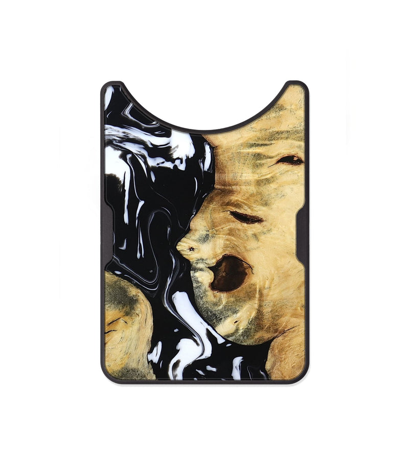 Alloy Wood Wallet - Maisie (Black & White, 797415)