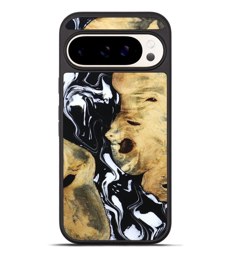 Pixel 10 Pro XL Wood Phone Case - Maisie (Black & White, 797415)