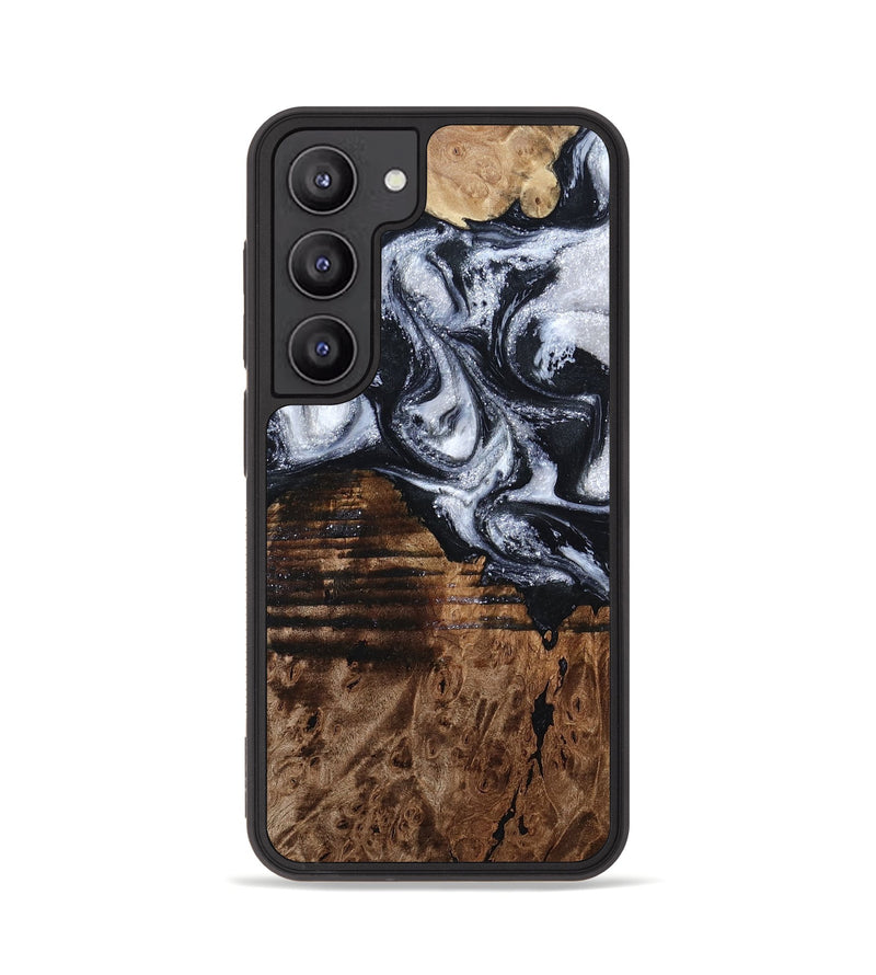 Galaxy S23 Wood Phone Case - Raina (Black & White, 797417)