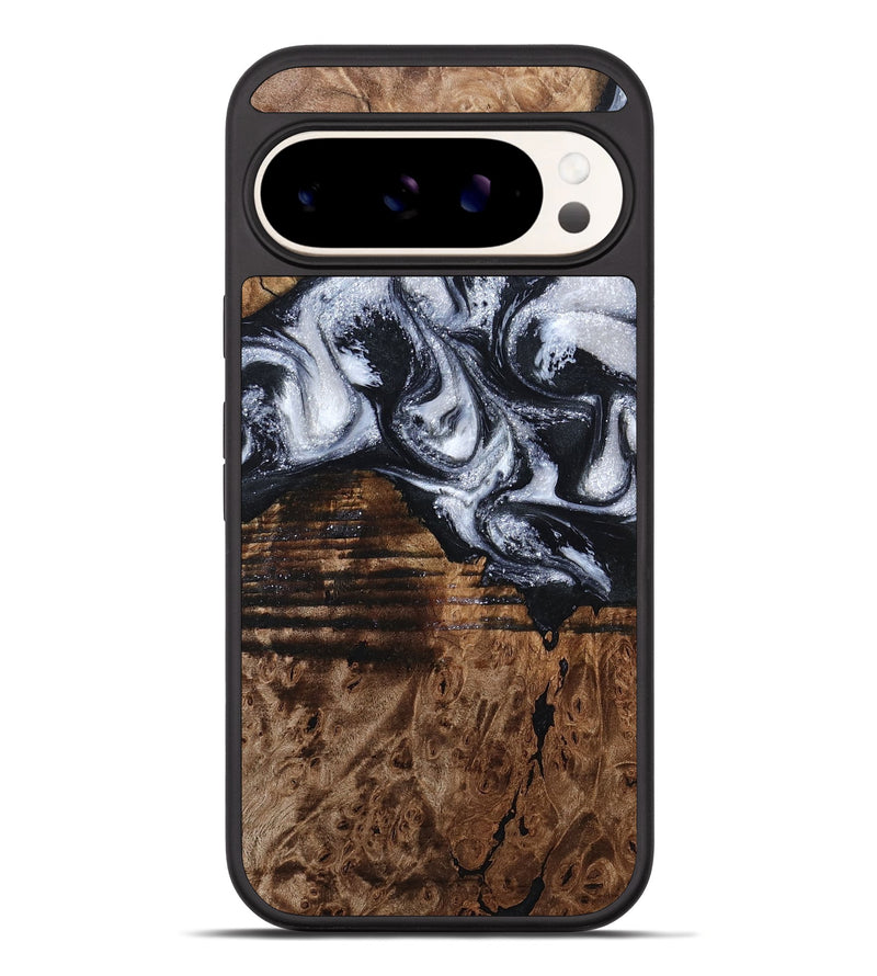 Pixel 10 Pro XL Wood Phone Case - Raina (Black & White, 797417)